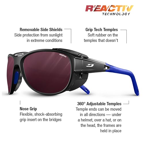 Julbo Unisex Explorer 2.0 Sunglasses, Blau, L