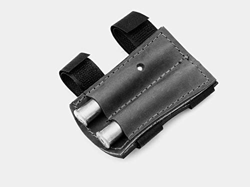 vsdfvsdfv Leather Spare Shell/Cartridge Bullet Holder Ammunition Shotgun (Black, 410 and 45-70 Cal)