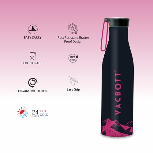Image of Clay Craft Vacbott Aspen Double Walled|18 Hours Hot and 24 Hours Cold Water Bottle Vacuum Insulated Flask Bottle 860 ml|1 Piece Water Bottle|Travelling|BPA-Free|BIS Certified|1Year Limited Warranty