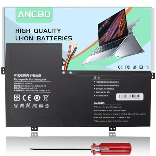 ANCBD 45121212P Battery Replacement for RTDPART Gateway GWTC116-2BL Series Laptop Battery 45121212P NV-3978115 NV-3978115-2S 3978115 3978115-2S 7.6V 41.8Wh/5500mAh