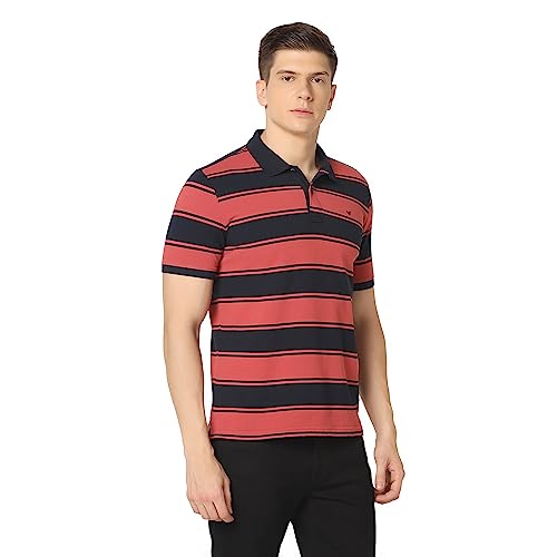 Image of Blackberrys Men's Striped Slim Fit T-Shirt