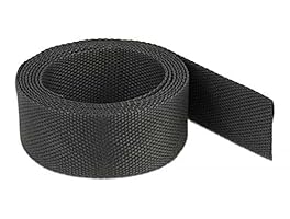 Delock Gewebeschrumpfschlauch 2 m x 20 mm Schrumpfungsrate 2:1 schwarz