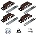 Produktbild LouMaxx Magnetschnäpper sehr stark - Haltekraft 8kg - 4er Set in braun  Türmagnet - Magnetverschluss - Tür Magnet - Magnetverschluss Schrank - Magnet Türschließer - Magnet Schranktür