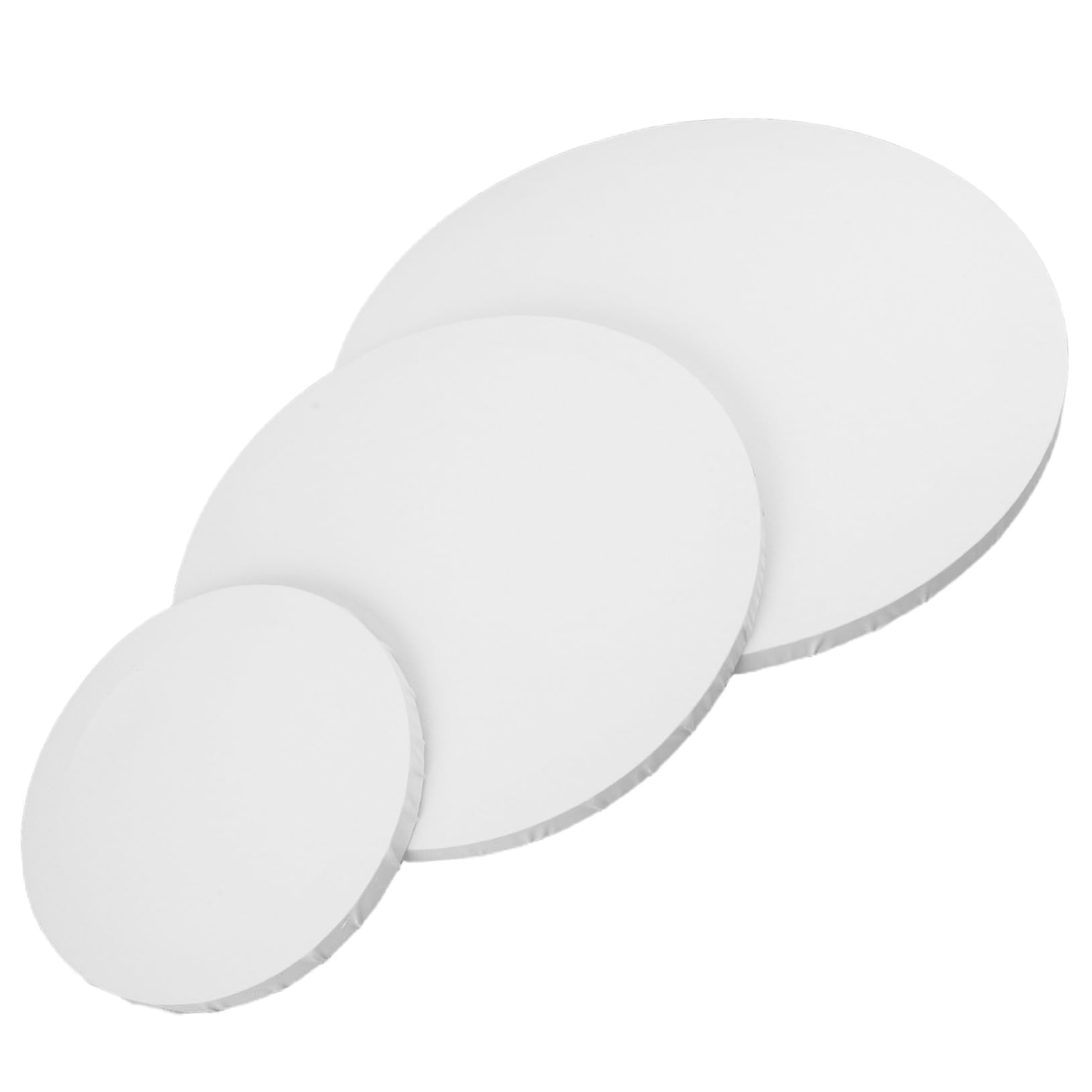 Lienzos circulares para pintura al óleo pack de 3 bastidores de algodón Uonlytech