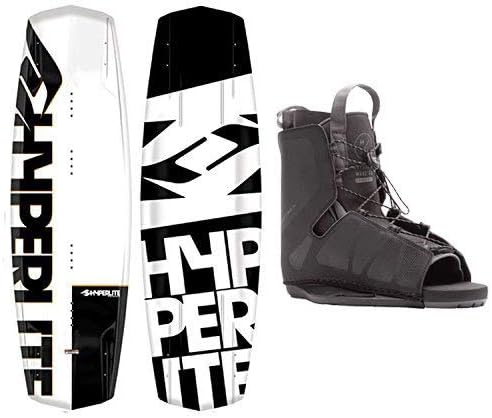 Hyperlite Wakeboard Package Agent with Hyperlite Frequency Wakeboard Bindings Fits Boot Sizes 6-12. 138 and 142 cm