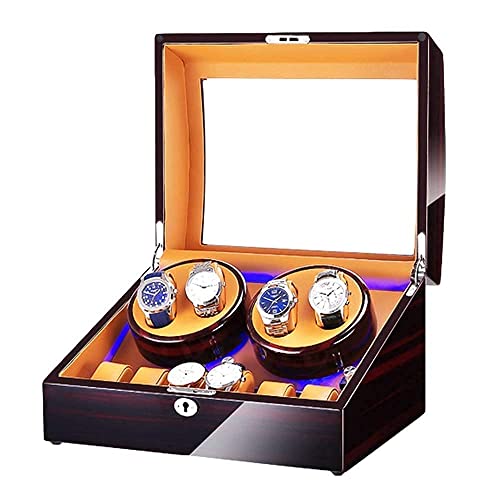 Remontoir pour montre automatique en finition peinture piano et ecrin de prestige de 10 montres