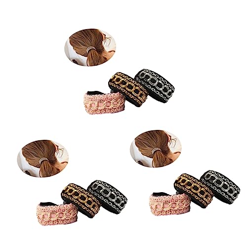 Pinces à cheveux pour queue de cheval FRCOLOR lot de 9 pinces crabe