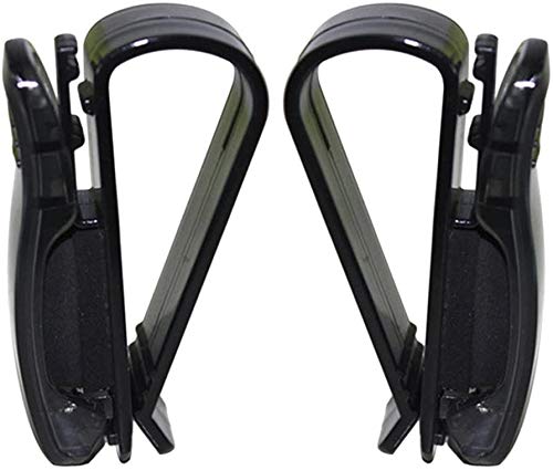 CathEU Car Glasses Holder, Glasses Holder for Car Sun Visor, Car Glasses Case, Sunglasses Holder Clip Hanger Glasses Mount2pcs (Black)