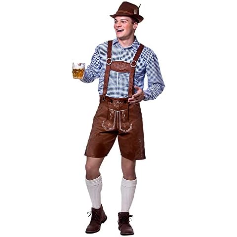 Wicked Costumes Deluxe Faux Suede Lederhosen Cover