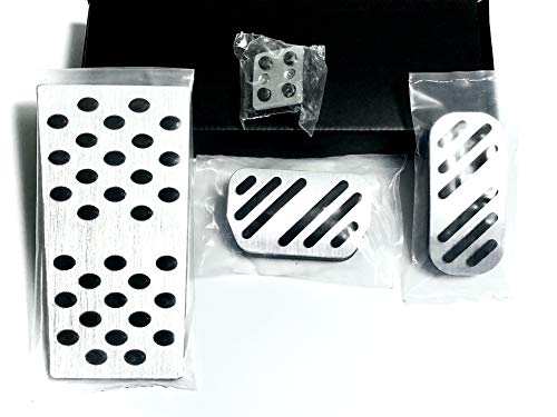 トヨタ TOYOTA用 アルファード ヴェルファイア アルミペダル フルセット ペダル はめ込み式 工具不要 (20系 アルファード ヴェルファイア)