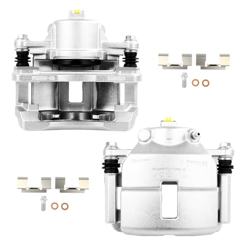 Image of SCITOO Front Driver & Passenger Side Disc Brake Calipers 18-B4882 18-B4883 Compatible For Chrysler For PT Cruiser 2003-2009,For Dodge For Neon 2003-2005,With Bracket 2PCS