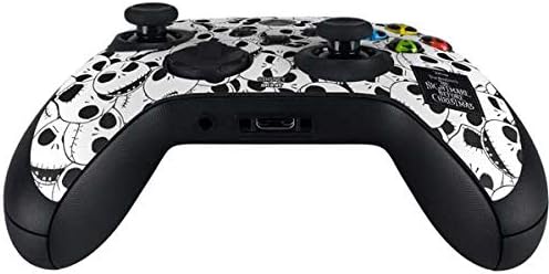 Skinit Decal Gaming Skin Compatible with Xbox Series X Controller - Officially Licensed Disney The Nightmare Before Christmas Jack Skellington Pattern Design