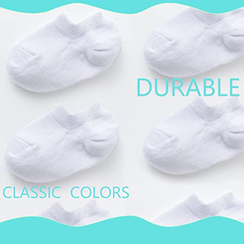 LO SHOKIM Baby No Show Socks Girls Low Cut Ankle Socks Boys Non Slip Breathable Soft Cotton Socks Toddler 6 Pairs2