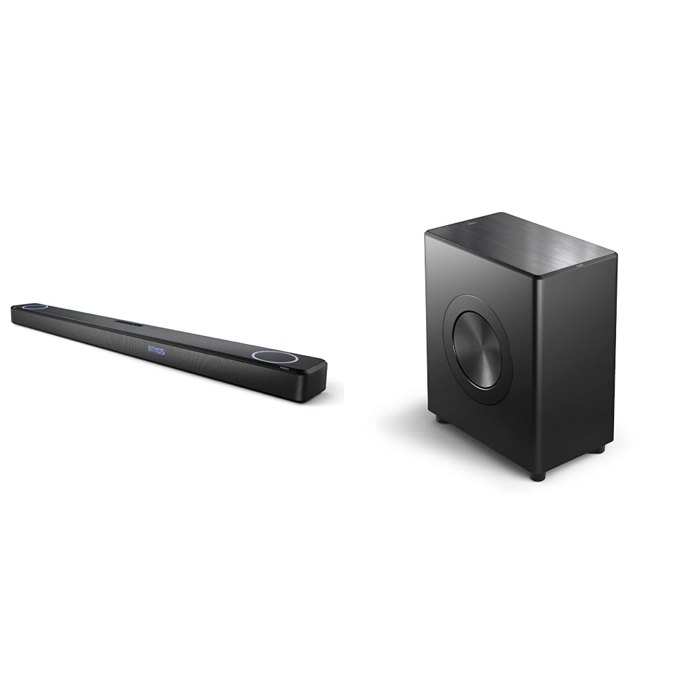 PHILIPSFidelio FB1 Soundbar plus FW1 subwoofer + 2 FS1 speakers Home Cinema bundle