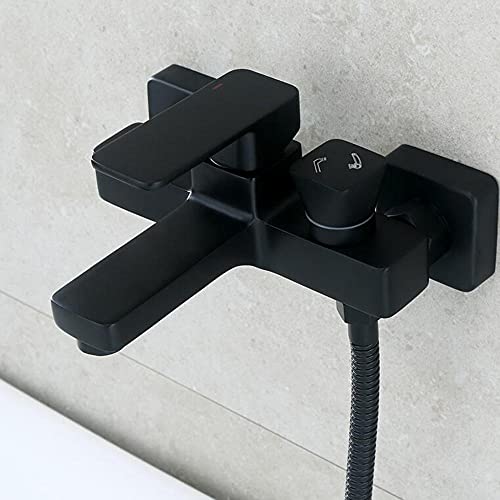 Robinet de baignoire en laiton mural eau chaude et froide pour mitigeur douche