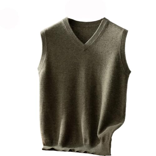 Men’S Casual V-Neck Sweater Slim Fit Sleeveless Soft Knit Pullover