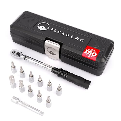 Flexberg Chrom Plus Edition Drehmomentschlüssel-Set 1/4