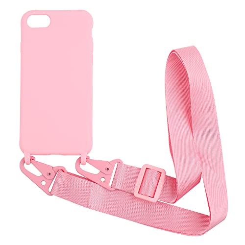 Cordon de coque antichoc pour iPhone 6 Plus collier rose mince