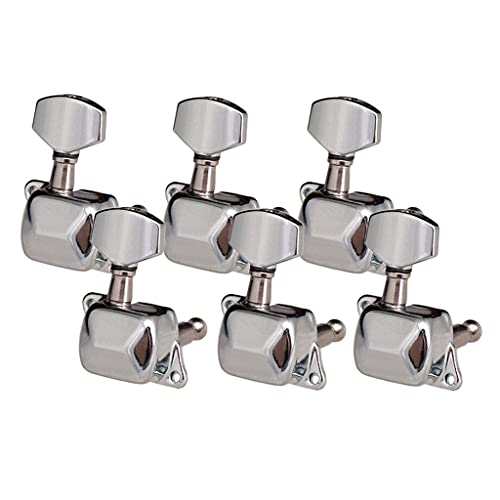 Gazechimp 6pcs Clés de Cheville Tête Tuning Mécaniques Rétro en Alliage de Zinc pour Guitare Electrique – Argent(6R) - Les Beatles, Paul McCartney, John Lennon, RIngo Starr, George Harrison Gazechimp 6pcs Clés de Cheville Tête Tuning Mécaniques Rétro en Alliage de Zinc pour Guitare Electrique - Argent(6R) – Image 6