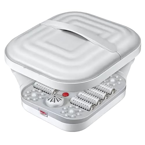 Baignoire spa pliable pour les pieds avec rouleaux de massage intégrés
