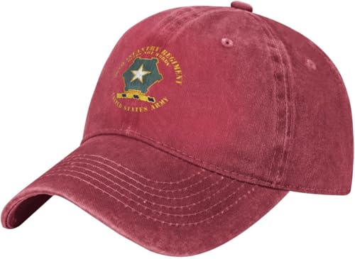 YUHAIHAI 36th Infantry Regiment Deeds Not Words Unisex Baseball Cap Cowboy Hat