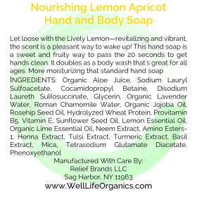 Miniatura 5 de Jabón líquido para manos, ligeramente perfumado, nutritivo y no seco, paquete de 3 botellas de 8 onzas, ingredientes orgánicos infundidos con