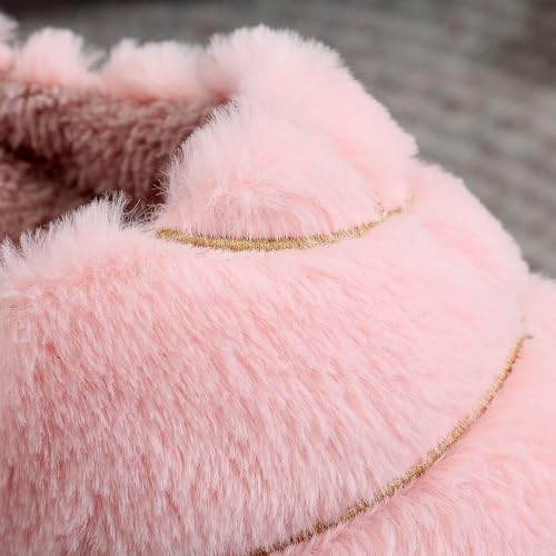 Mexican Concha Pantuflas Memory Foam Slippers with Plush Lining Non-slip Pan Dulce Slippers Winter Warm Plush House Slippers3