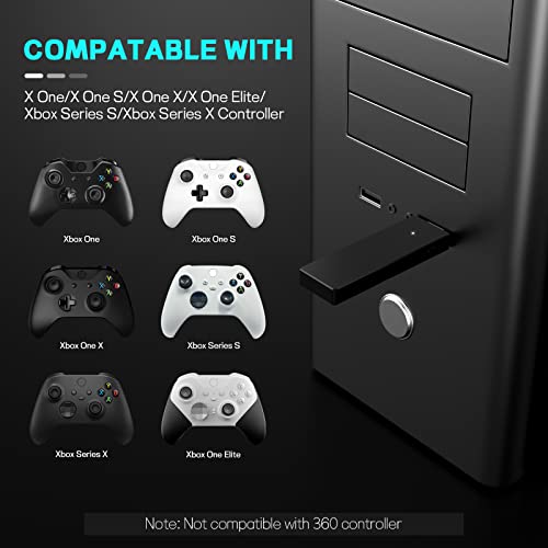 Smlau Xb1 Wireless Adapter Compatible With Xbox One Controller & Xbox Series X For Windows 11/10/8.1/8/7 #TOP3