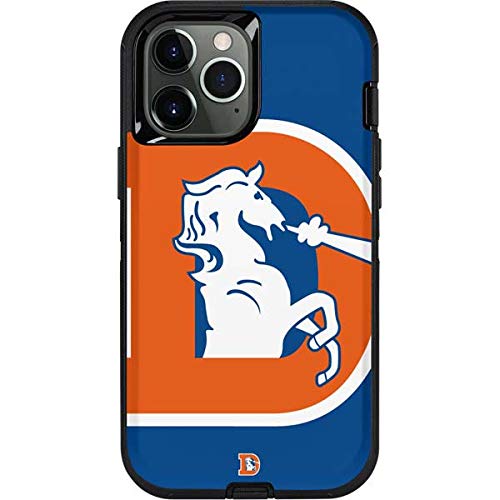 Skinit Decal Phone Skin Compatible with OtterBox Defender Case for iPhone 12 Pro Max - Officially Licensed NFL Denver Broncos Retro Logo Design