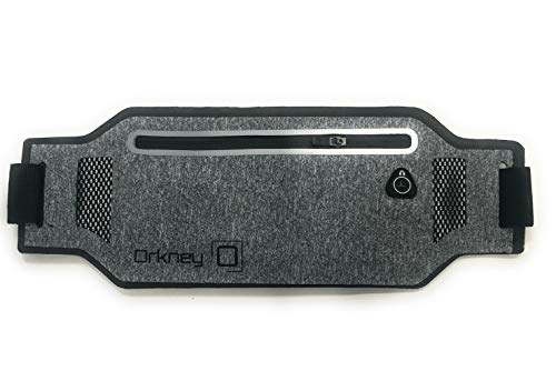 ORKNEY Riñonera de Running Mujer Hombre Impermeable con Correa Elástica Ajustable.