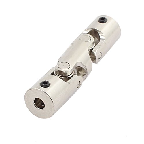 Aexit 4.0mm to Electrical equipment 4.0mm Inner Dia Rotatable Universal Metal U Joint Coupler