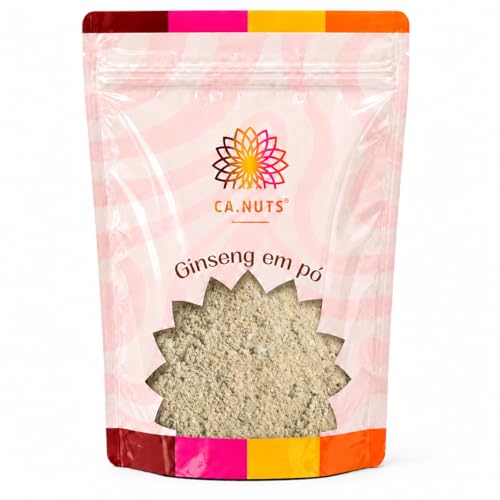 Ginseng em Pó Puro Premium | Importado Suplemento natural Ca.Nuts (1 Kg)