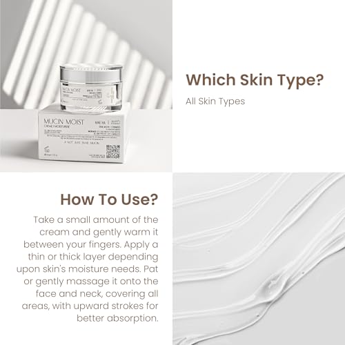 Image of Personal Touch Mucin Barrier-Repair Creme Gel | With Snail Mucin, Ceramides & Multi-Hyaluron Complex | Lightweight Hydrating Gel Cream for Skin Barrier Support | Non-Comedogenic | 50 g