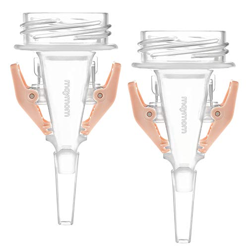 Maymom Milchbeutel-Adapter, Widemouth 2.Generation; Kompatibel mit Spectra...