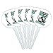 GRAPHICS & MORE Slippery Rock Secondary Logo Cupcake Picks Toppers Decoration Set of 6