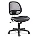 Alera Interval Series Swivel/Tilt Mesh Chair, Supports Up to 275 lb, 18.3" to 23.42" Seat Height, Black