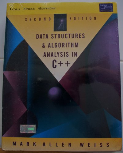 Data Structures & Algorithm Analysis in C++ Sec... 8178086700 Book Cover