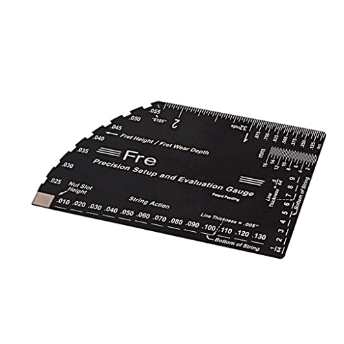 simhoa Ferramenta Luthier de configuração de guitarra para baixo elétrico e régua de guitarra acústi