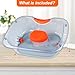 Hair Washing Basin for Bedridden, Portable Shampoo Bowl, Basin at Home for the Elderly, Hair Cuts and Coloring for the Elderly, Disabled, Bedridden and Handicapped, Blue