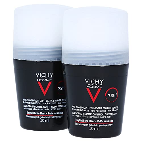 Vichy Homme Desodorante 72H, 50 ml. Pack 2un.