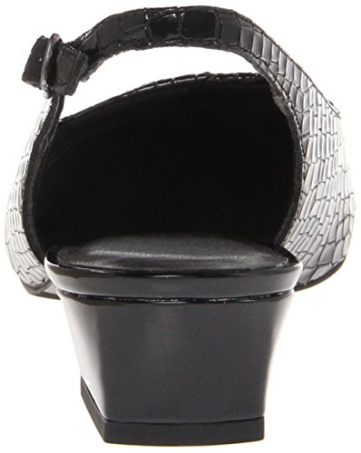Trotters Women's Dea Slingback Sandal,Black Crocodile,12 M Us #TOP2