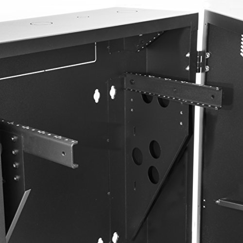 Image of StarTech.com 6U Wall Mount Network Cabinet - Vertical Wall Mount Patch Panel Rack - 30 inch Server Room Cabinet (RK630WALVS)