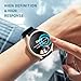 [6+6 Pack] for Samsung Galaxy Watch 7 40mm Screen Protector Case, Scratch Resistant Anti-Fog Tempered Glass Film and Hard PC Protective Bumper Compatible with Galaxy Watch 7 40mm Accessories