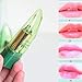 Genenic Aloe Vera Lipstick, Charming Shine Long Lasting Anti-cracking Temperature Color Changing Aloe Vera Lipstick Moisturizing Lip Makeup