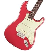 Solidbody Electric Guitar with Alder Body Synchronized Tremolo - Faded Dakota Red 3 Single-coil Pickups Rosewood Fingerboard Maple Neck