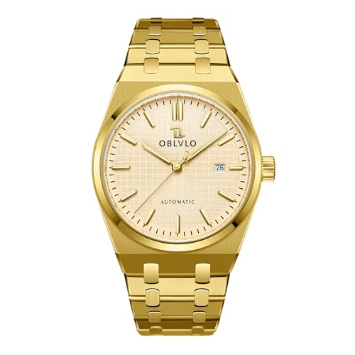 OBLVLO �����Y�r���v ���� 316L �X�e�����X�X�`�[�� �N���V�b�N �@�B���r���v �J�����_�[ �������� �h�� �J�W���A���E�H�b�` TM-SIM (TM-SIM-GWG)