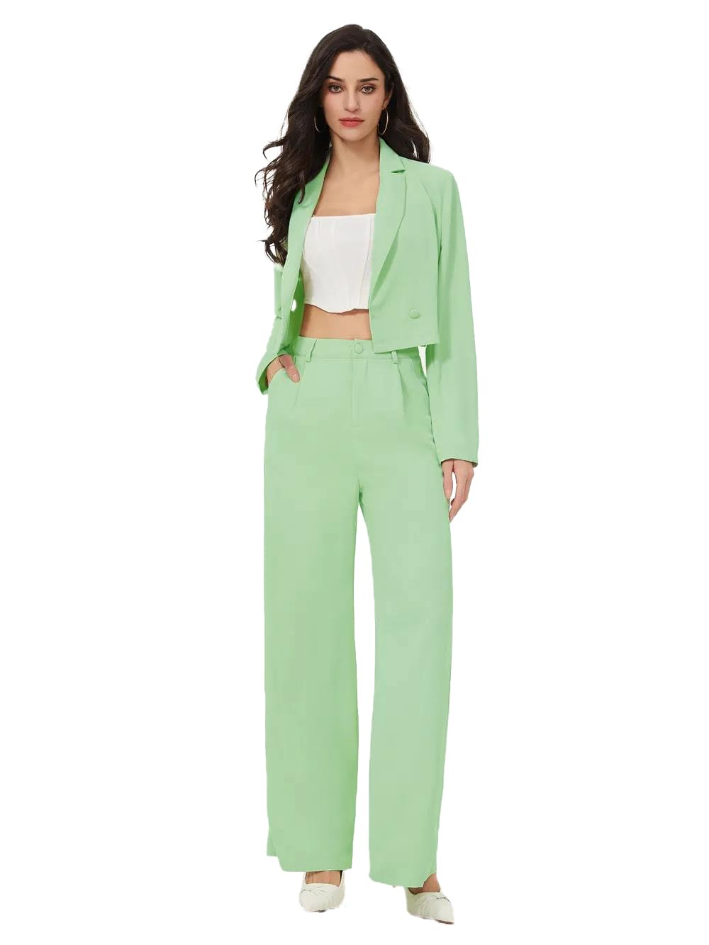KOTTY Womens Co-ords Solid Dress Set Light Green (B0CF2F4518) Amazon Price History, Amazon Price Tracker