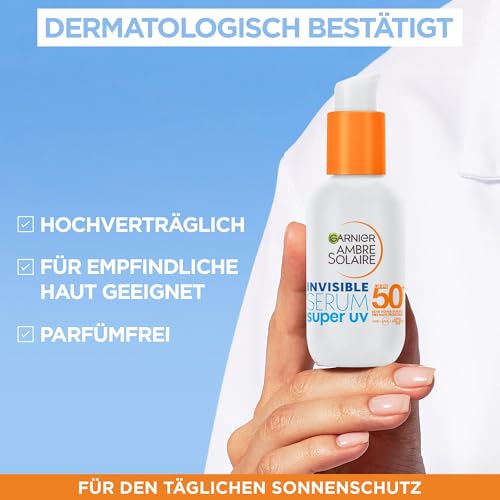 Garnier Serum mit Lichtschutzfaktor 50+, UVA- und UVB-Schutz, Für alle Hauttypen, Mit Ceramid Protect, Geeignet zur täglichen Anwendung… – Ansicht 6