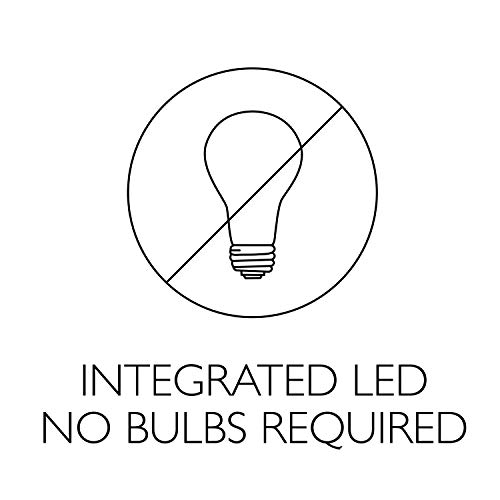 Image of Design House Edwardo Outdoor Integrated LED Colonial Wall Light with Clear Glass, White - Design House, 587956