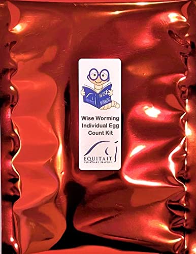 Equitait Wise Worming Individual Faecal Worm Egg Count Kit for Horses and Equines to Assess the Need for Wormer Return Postage Included